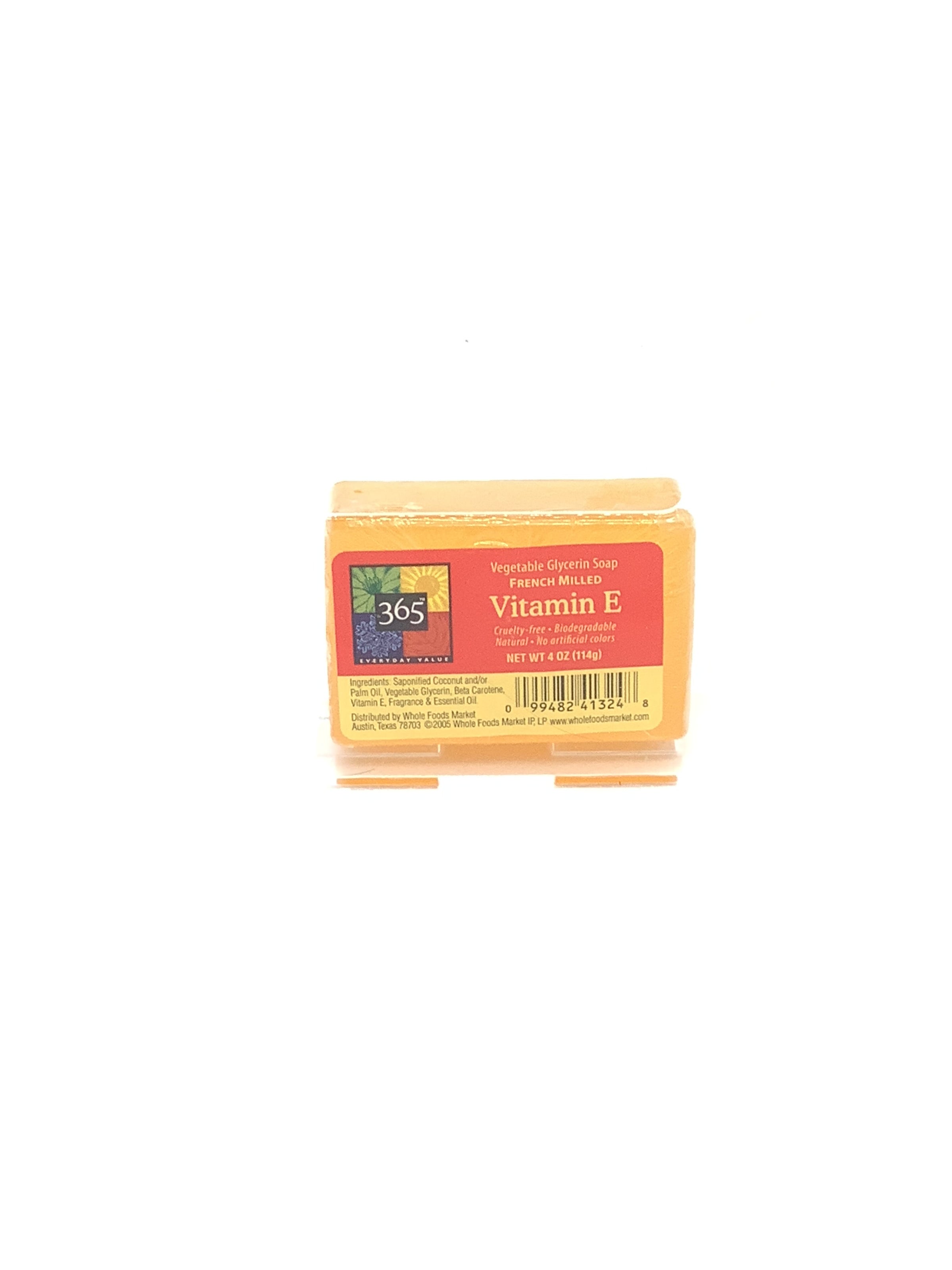 Triple Milled Glycerin Soap, Vitamin E, 4 oz at Whole Foods Market