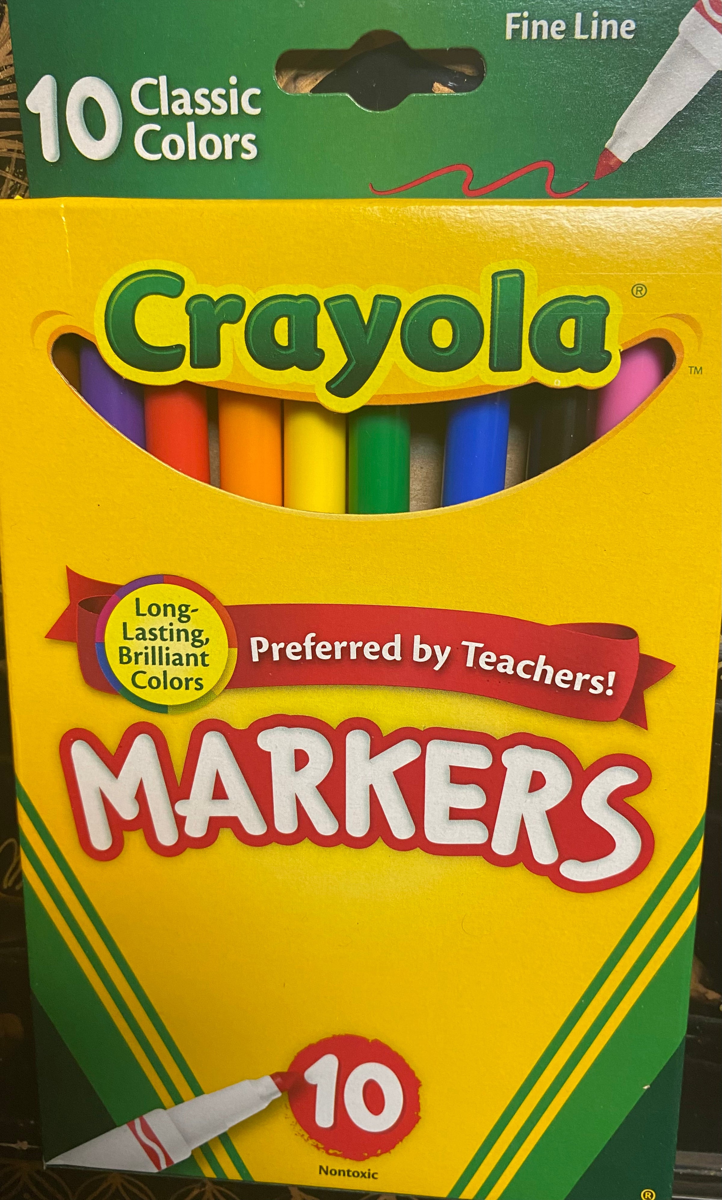  Crayola Bulk Buy Broad Line Markers 10 Pack Assorted